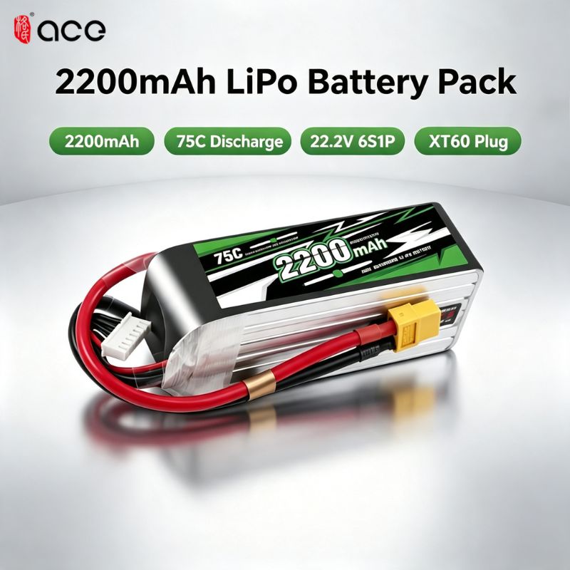 Drone Battery Lipo - NOVA Bateria Lipo Gens ACE 22.2V
