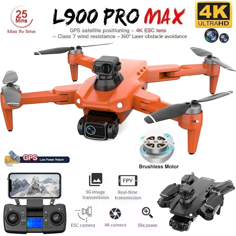 L900 Pro MAX GPS Drone 4K Prof - Drone Battery Case avaliação e preço