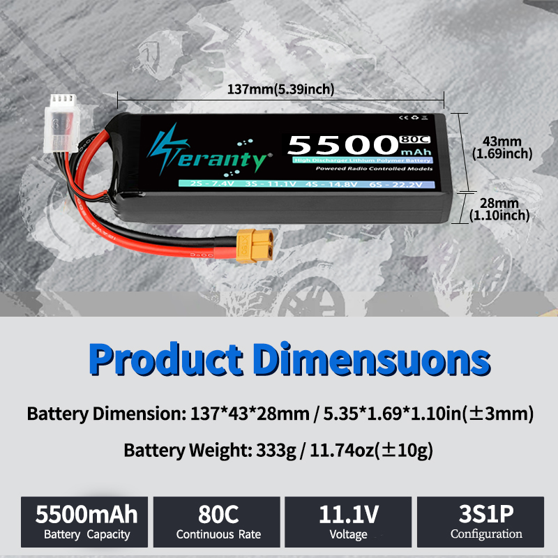 1/2 unidades Bateria Lipo TERA - Drone Battery 3S avaliação e preço